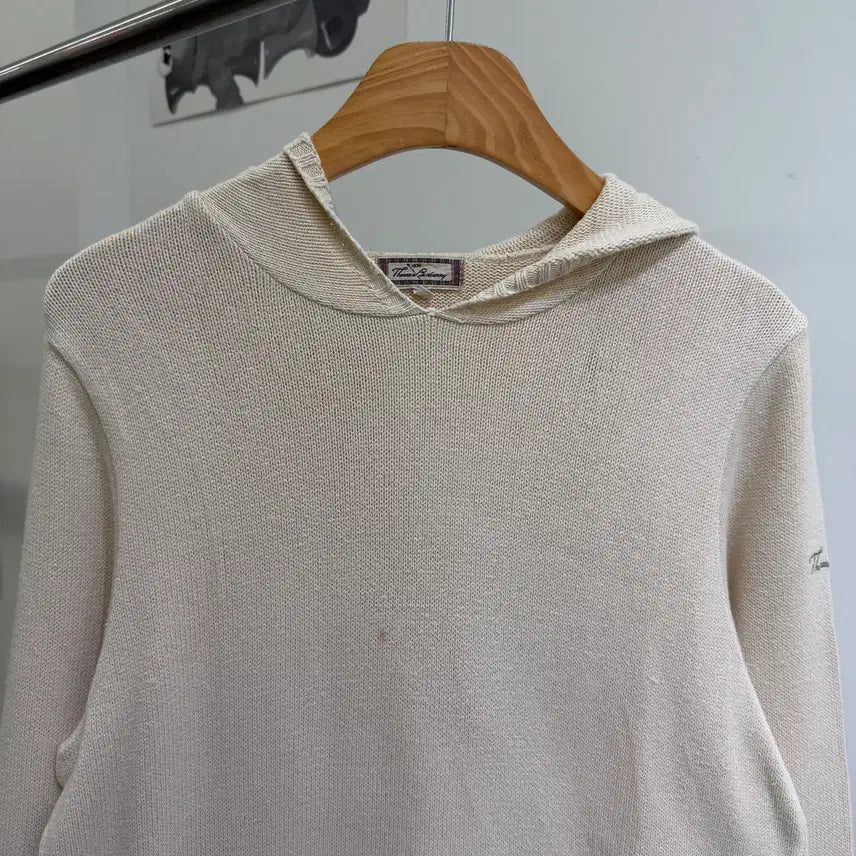 [SOLD OUT] 빈티지 THOMAS BURBERRY 코튼 니트 후드