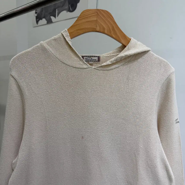 [SOLD OUT] 빈티지 THOMAS BURBERRY 코튼 니트 후드