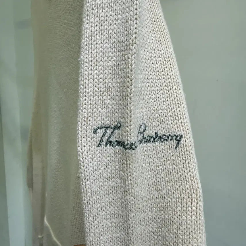 [SOLD OUT] 빈티지 THOMAS BURBERRY 코튼 니트 후드