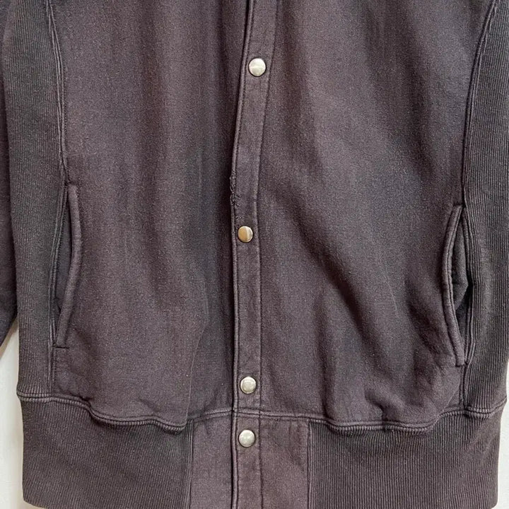 [BUNJANG] Cheswick Reverse Weave Snap Cardigan Brown XL / 체스윅 리버스위브 스냅 가디건