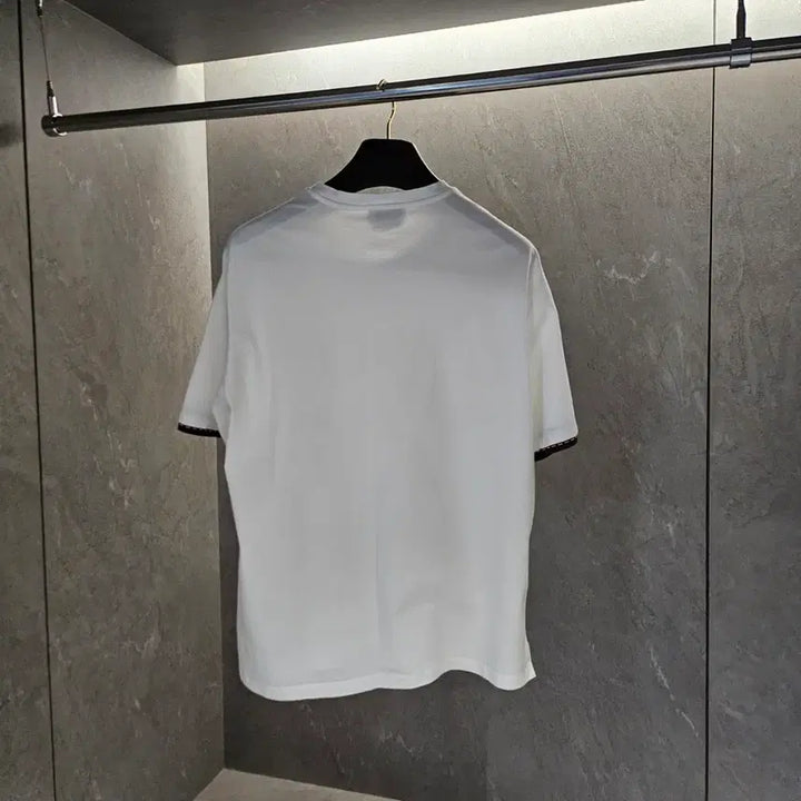 [BUNJANG] Hermes Sellier White Short Sleeve T-Shirt / 에르메스 셀리에 화이트 반팔티셔츠