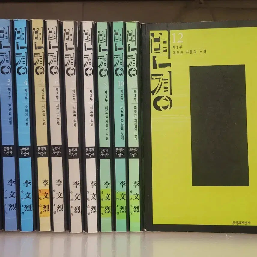 [BUNJANG] Lee Mun-yeol "The Change" Novel Set (12 Volumes) / 이문열 소설 변경 세트 전12권 세트 문학과지성사