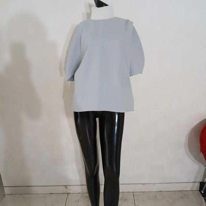 [BUNJANG] Bowen Back Button Blouse Free Size / 보웬 백버튼 블라우스 Free