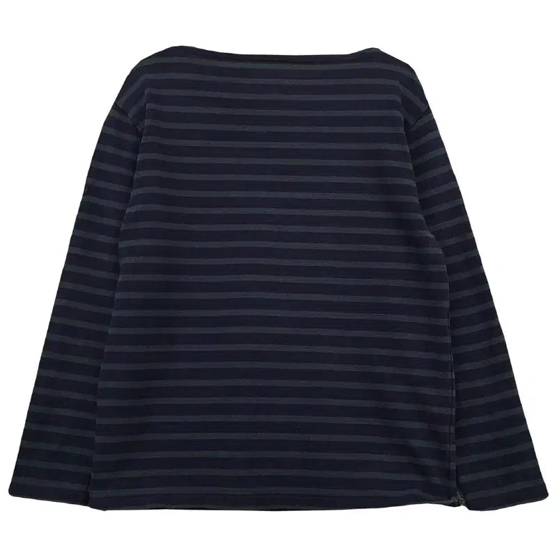 [BUNJANG] Saint James Navy Striped Long Sleeve T-Shirt / 세인트제임스 스트라이프 네이비 긴팔티 F 2HME