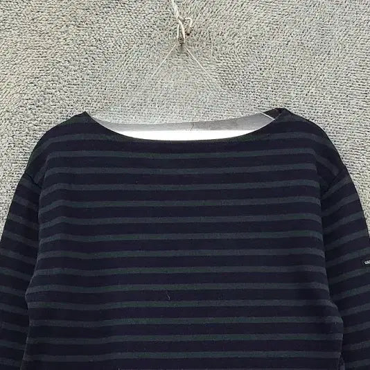 [BUNJANG] Saint James Navy Striped Long Sleeve T-Shirt / 세인트제임스 스트라이프 네이비 긴팔티 F 2HME