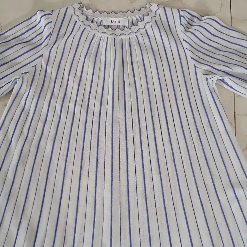 [BUNJANG] Ozscecon Stripe Summer Knit / 오즈세컨 스트라이프 여름 니트