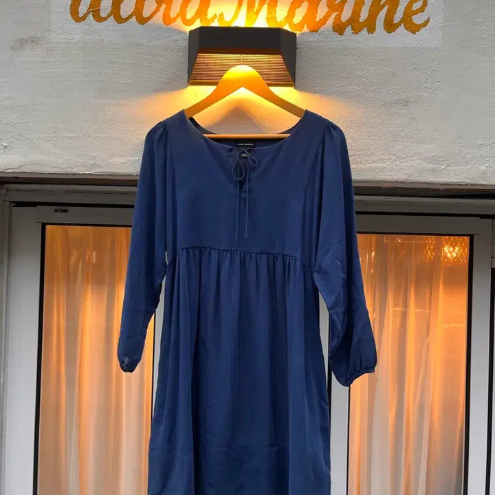 [BUNJANG] Club Monaco Rayon Ribbon Dress / 클럽모나코 레이온 리본 원피스