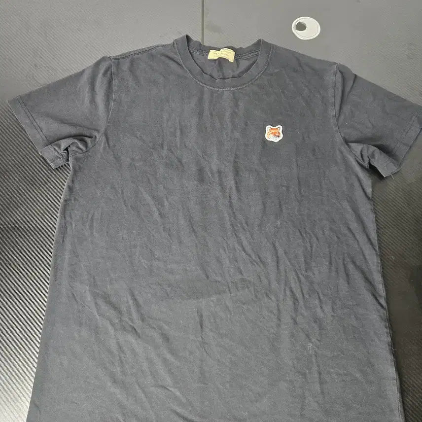 [BUNJANG] Maison Kitsuné Black Logo Embroidered Short Sleeve T-Shirt XL / 메종키츠네 반팔티 블랙