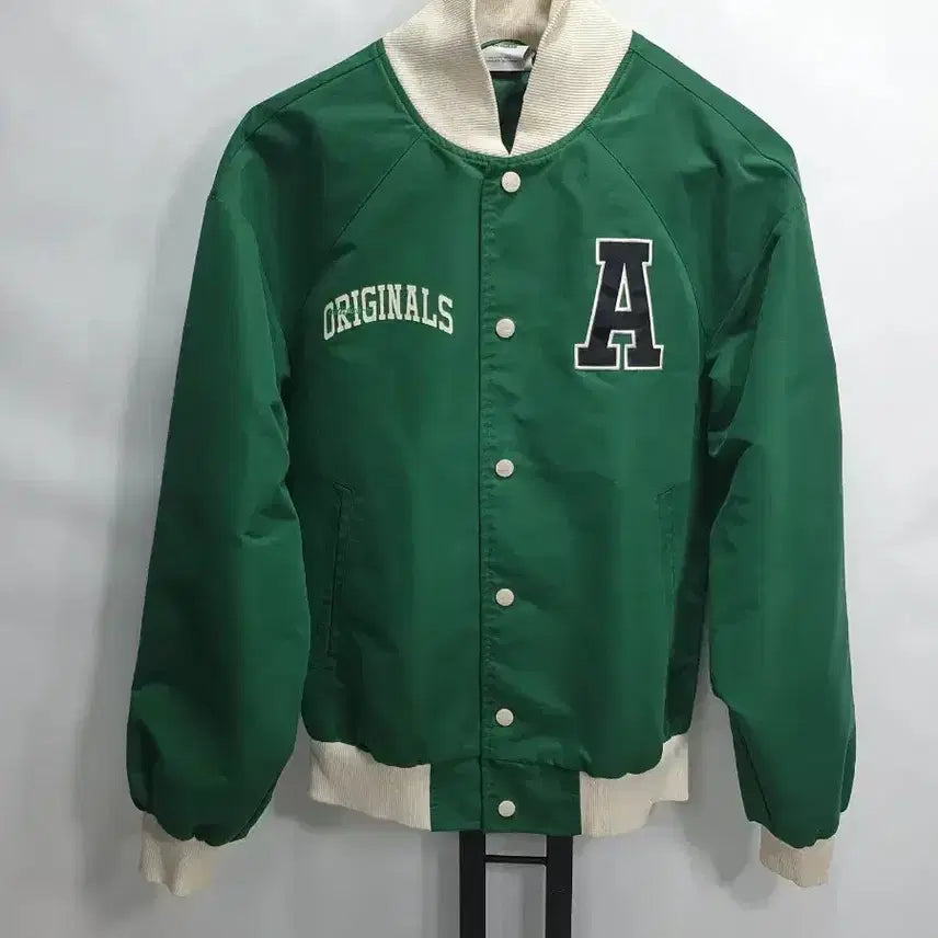 [BUNJANG] Adidas Varsity Anti-University Jacket Green XS / 아디다스 바시티 안티 유니버시티 자켓 그린 xs
