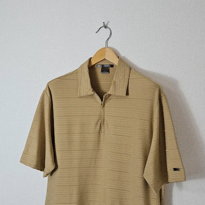 [BUNJANG] Nike Golf Tiger Woods Collection Polo Half-Zip Short Sleeve Shirt - Size M / 나이키 골프 폴로 반팔 카라티 집업 타이거우즈 컬렉션 M 거의새상품