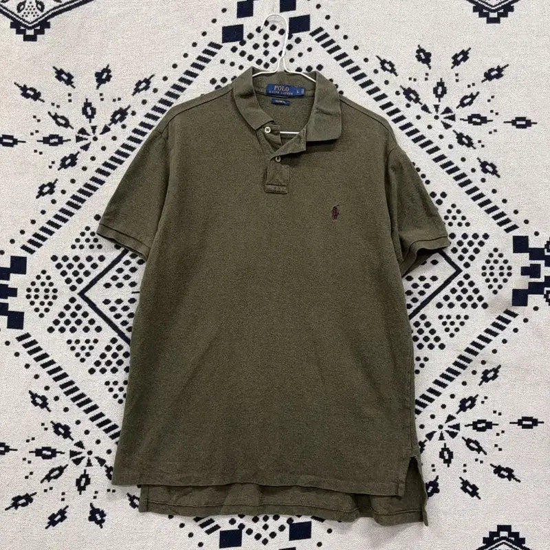 [BUNJANG] Polo Ralph Lauren Custom Fit Short Sleeve Polo Shirt L / 폴로 랄프로렌 커스텀핏 반팔카라티 L P00352
