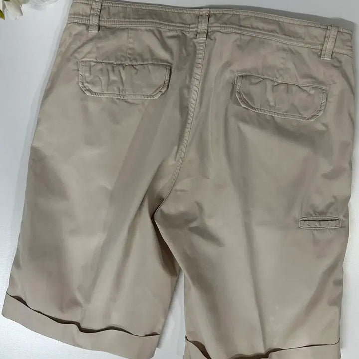 [BUNJANG] Brunello Cucinelli Beige Cotton Shorts 52 / 브루넬로 쿠치넬리 베이지 코튼 팬츠 반바지 쇼츠 52