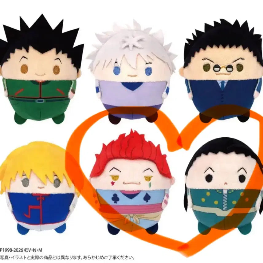 [BUNJANG] Hunter x Hunter Fuwakororing Vol. 1 Illumi &amp; Hisoka Bundle Set / 헌터헌터 후와코로링 1탄 이르미, 히소카 일괄