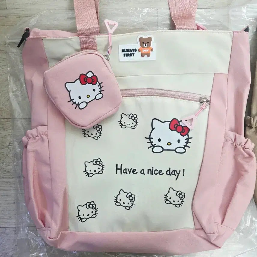 [BUNJANG] Hello Kitty Tote Bag Crossbody Bag / 헬로키티 토드백 크로스백 가방