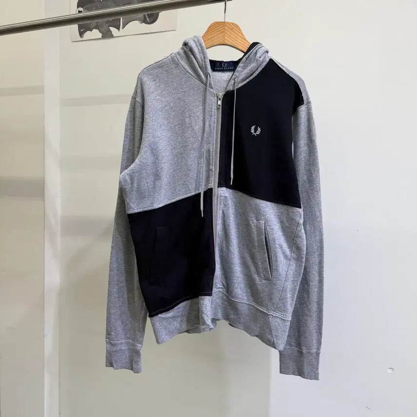 [BUNJANG] Fred Perry Cotton Zip-Up Hoodie / FRED PERRY 후드 집업