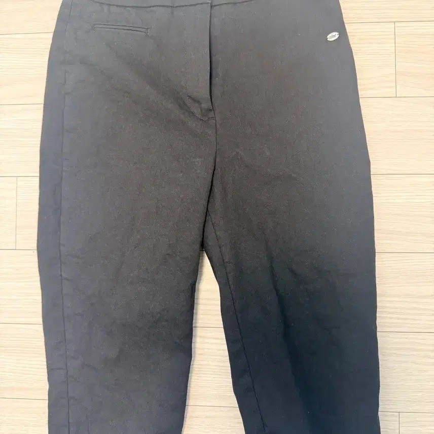 [BUNJANG] TUDMENT Black Capri Pants - Size S / 튜드먼트 블랙 카프리팬츠 S