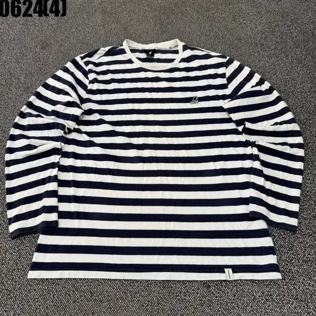 [BUNJANG] Kangol Striped Long Sleeve T-Shirt XL / 캉골 단가라 스트라이프 긴팔 티셔츠 XL 0624