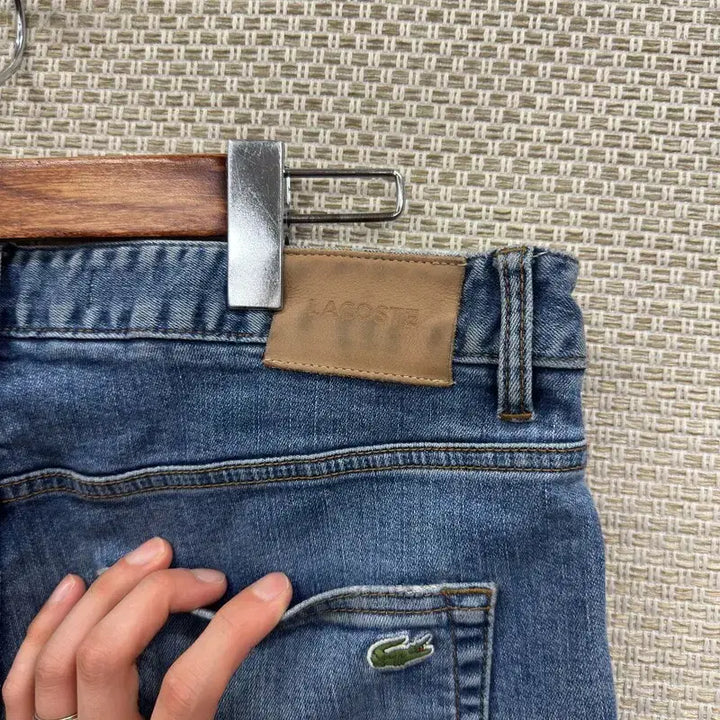 [BUNJANG] Lacoste Stretch Denim Jeans 34" D06467 / 라코스테 스판 데님 청바지 34인치 D06467