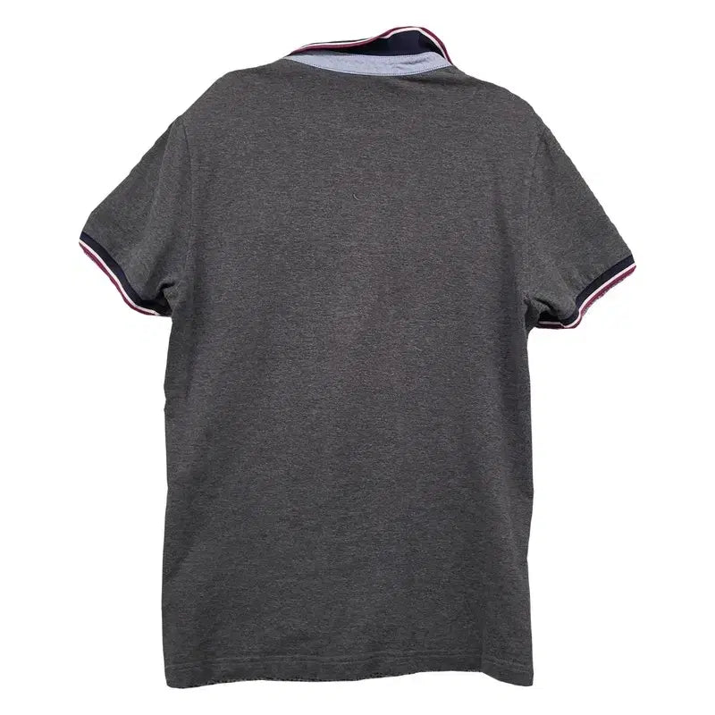 [BUNJANG] Beanpole Grey Logo Short-Sleeve Polo Shirt (Size 95) / 빈폴 그레이 로고 반팔 카라티 95