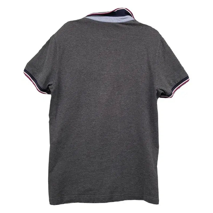 [BUNJANG] Beanpole Grey Logo Short-Sleeve Polo Shirt (Size 95) / 빈폴 그레이 로고 반팔 카라티 95
