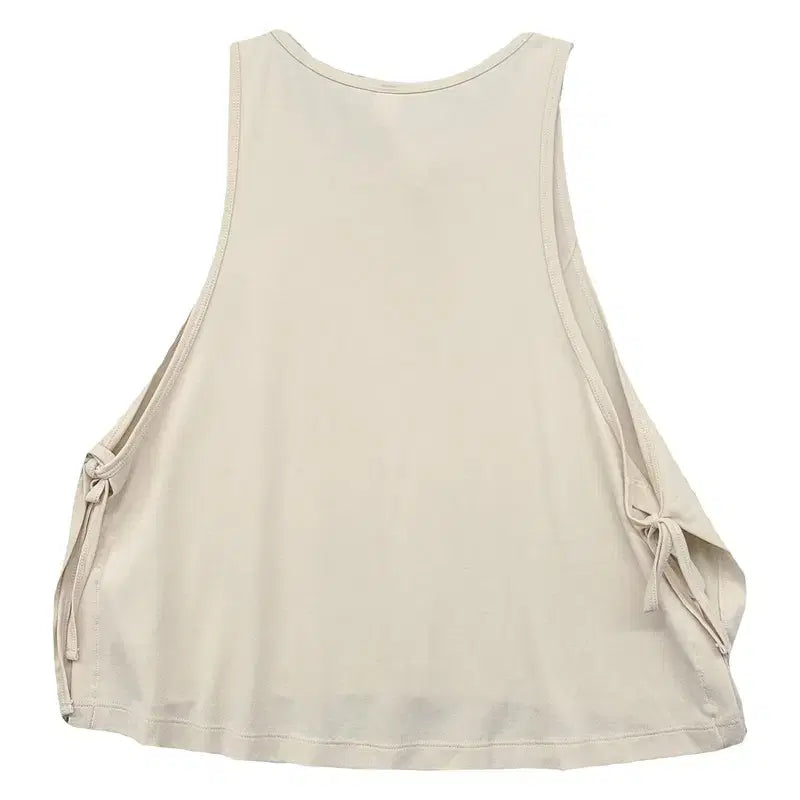 [BUNJANG] Andar Cream Sleeveless Tank Top / 안다르 크림 민소매 나시 2
