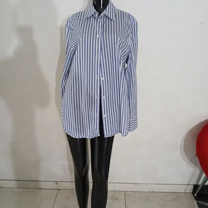 [BUNJANG] Clu Too Oversized Long Shirt Blouse / 023 Clu too 클루투 오버핏 롱셔츠 블라우스