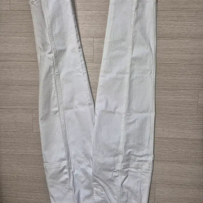 [BUNJANG] White Denim Pants (Size 55) / 화이트 데님 팬츠(55)구