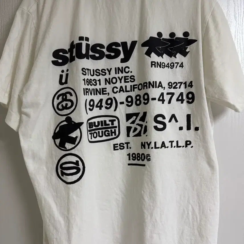 [BUNJANG] Stussy DNA Pigment Dyed T-Shirt Natural L / 스투시 DNA 피그먼트 다이드 티셔츠 내츄럴 L