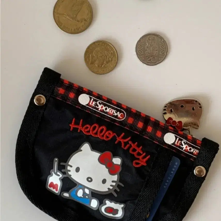 [BUNJANG] Lesportsac Hello Kitty Coin Card Wallet / 레스포삭 헬로키티 카드 동전지갑