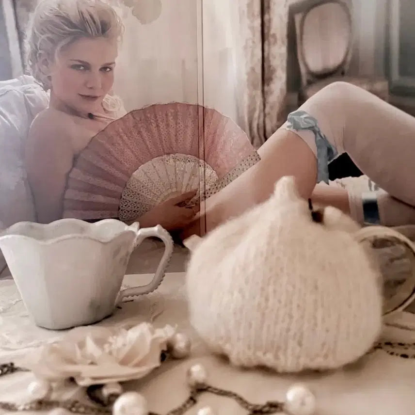[BUNJANG] Vintage Teapot with Knitted Cover / 빈티지 티팟+뜨개커버