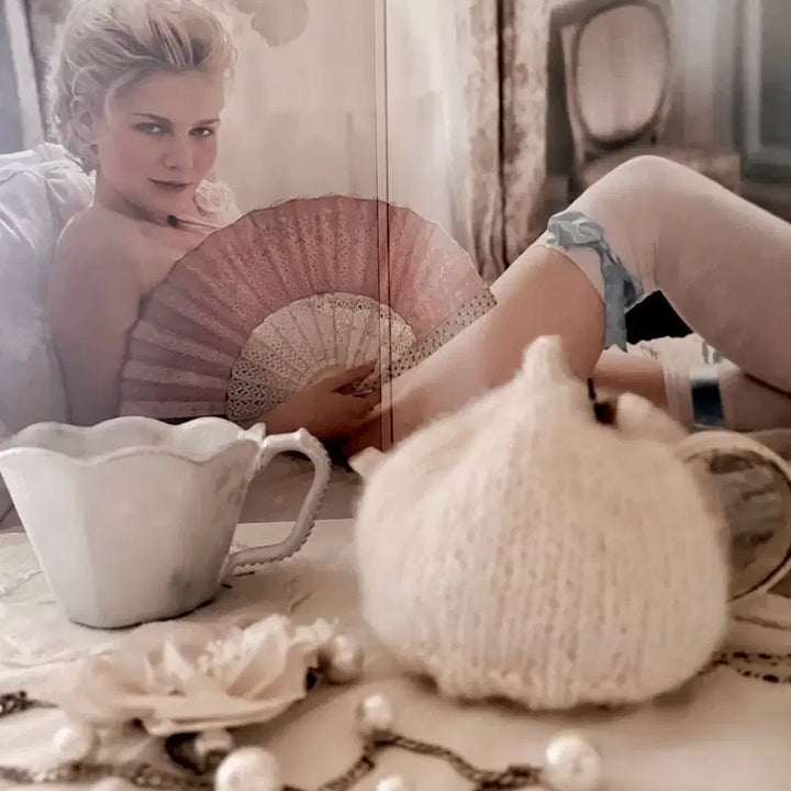 [BUNJANG] Vintage Teapot with Knitted Cover / 빈티지 티팟+뜨개커버