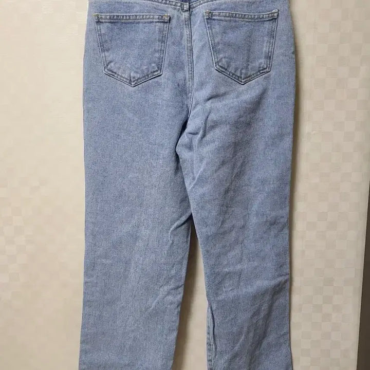 [BUNJANG] Light Wash Straight Leg Pants / 연청 일자 팬츠