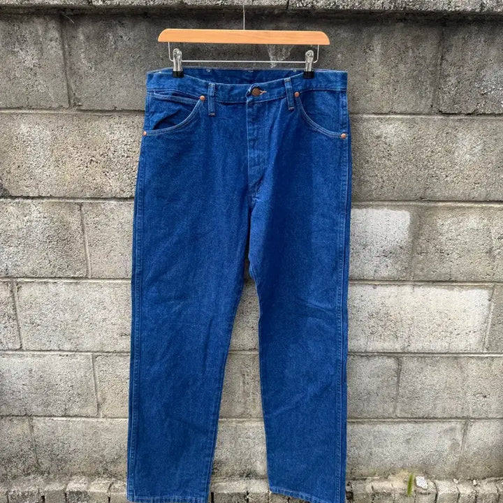 [BUNJANG] 00s Wrangler 13MWZPW Cowboy Cut Denim Pants 34x32 / 00s 랭글러 빈티지 13mwzpw 카우보이컷 데님 팬츠 34
