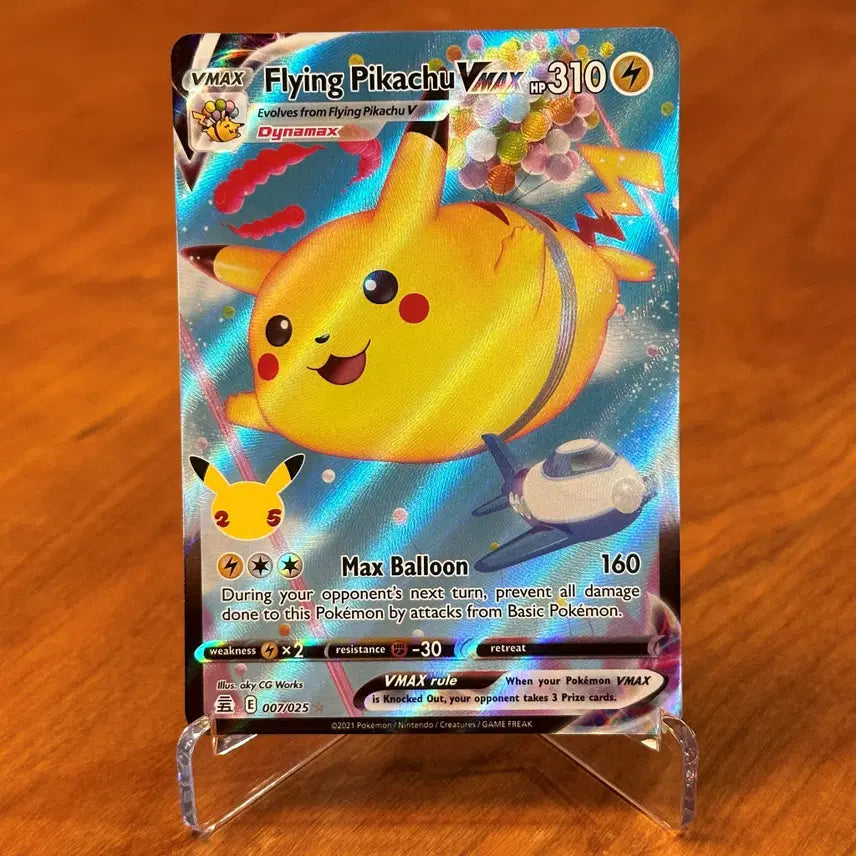 [BUNJANG] Pokemon Card North American 25th Anniversary Flying Pikachu VMAX / (영판) 포켓몬카드 북미 25주년 공중날기 피카츄 VMAX