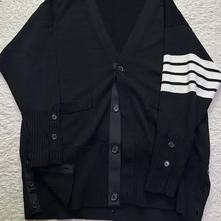 [BUNJANG] Thom Browne Elongated Cardigan Black Size 2 / [2size, 새상품급] 톰브라운 일롱게이티드 롱 가디건