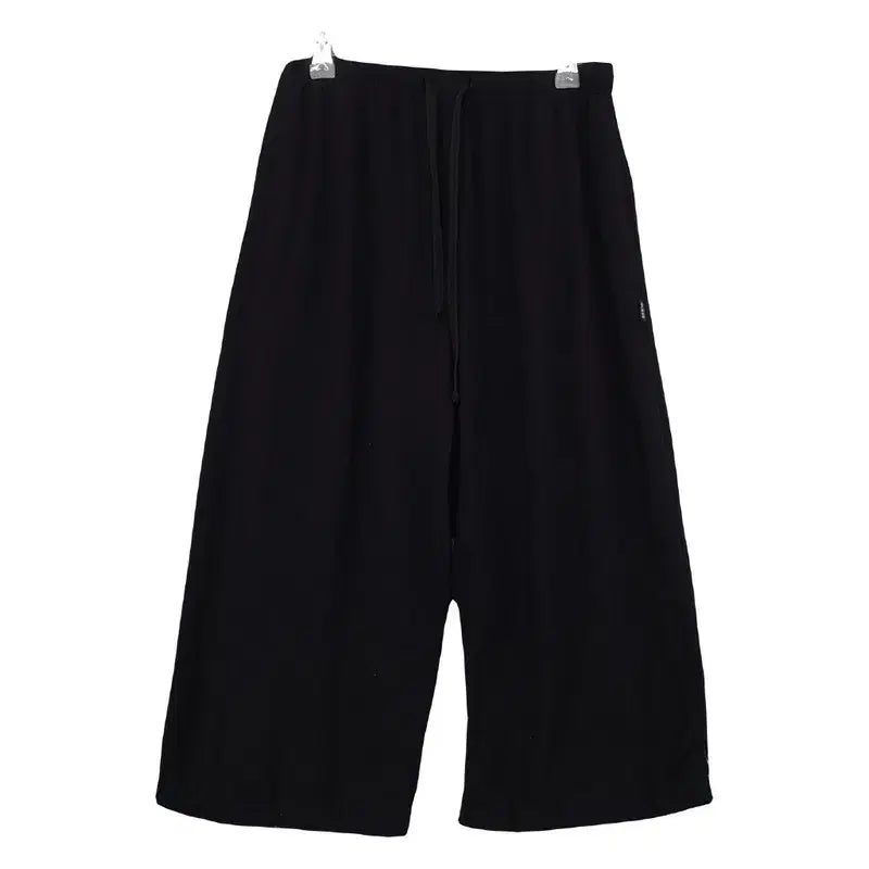 [BUNJANG] Guess Black Wide Leg Pants (M) / 게스 블랙 오버 와이드 바지 M