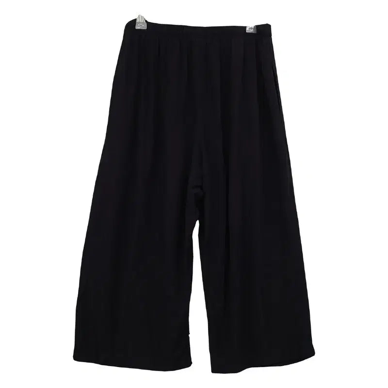 [BUNJANG] Guess Black Wide Leg Pants (M) / 게스 블랙 오버 와이드 바지 M
