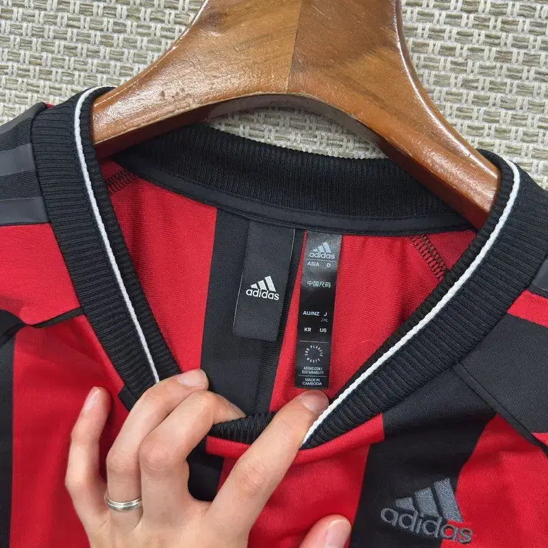 [BUNJANG] Adidas Jacquard Long Sleeve Jersey 2XL / 아디다스 자카드 긴팔 져지 긴팔티 2XL D06561