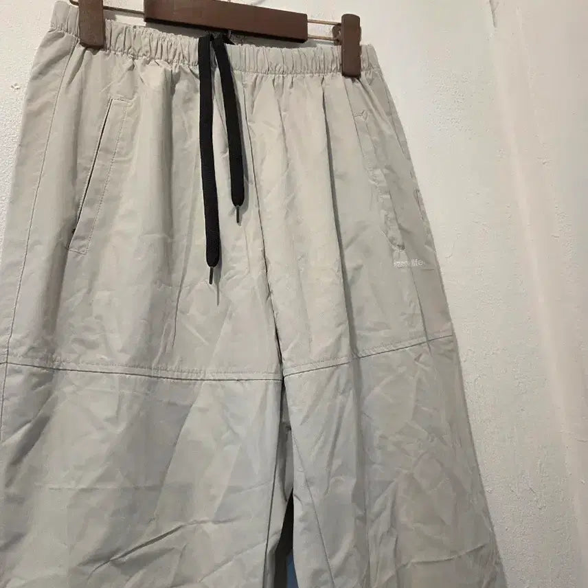 [BUNJANG] Beige Training Sweatpants Jogger Pants / 베이지색 트레이닝 땀복바지 가47