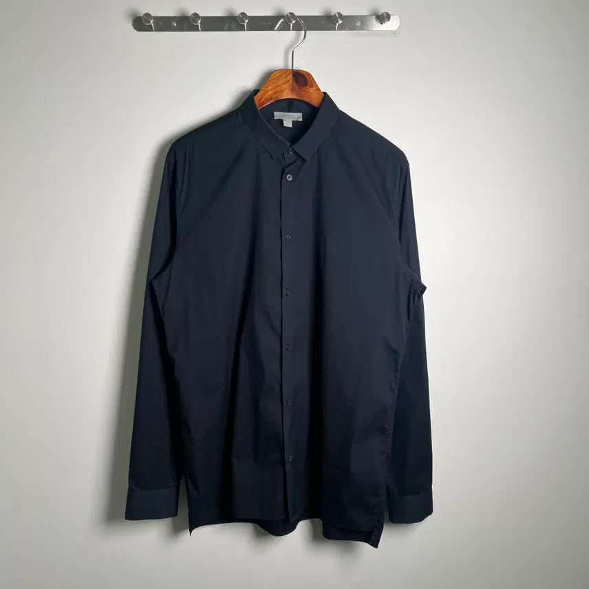[BUNJANG] COS Black Cotton Shirt M / COS 코스 블랙 코튼 셔츠 M