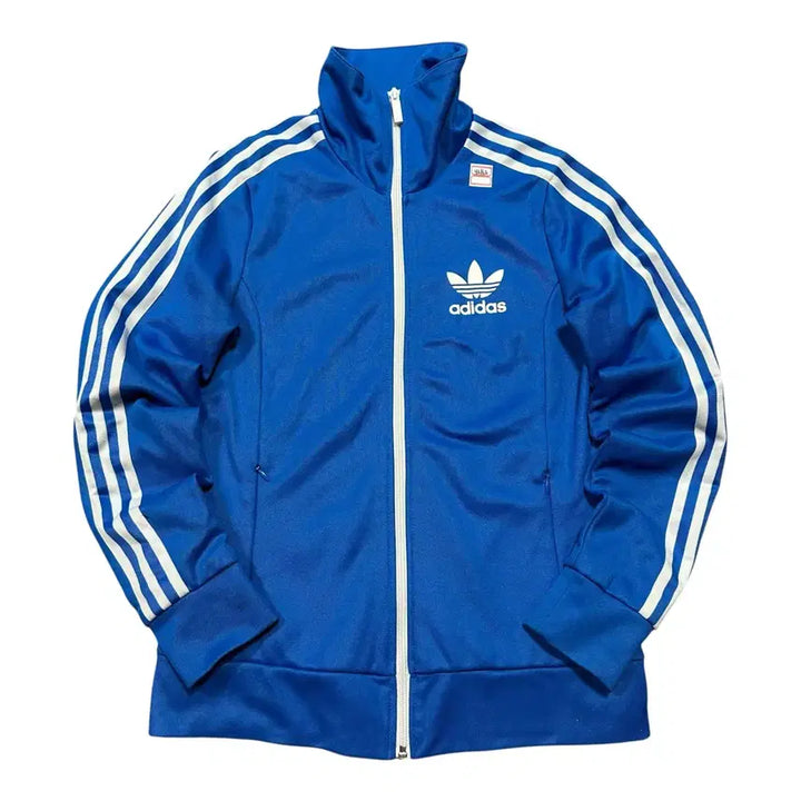 [BUNJANG] Adidas Europa Leopard Blue Track Top Jersey / (바배) 아디다스 유로파 호피 블루 트랙탑 져지