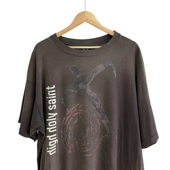 [BUNJANG] Saint Michael 22SS Nine Inch Nails Printing T-Shirt / 세인트미카엘 22SS 나인인치 네일스 프린팅 티셔츠