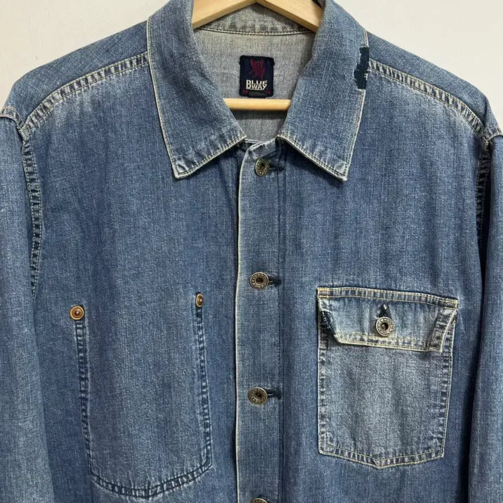 [BUNJANG] Blueway Denim Shirt / 블루웨이 데님셔츠