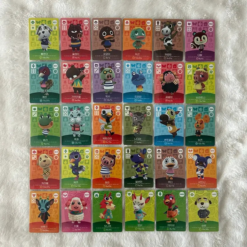 [BUNJANG] Animal Crossing New Horizons Amiibo Cards (Series 1-5) - Various Characters / 동물의 숲 모동숲 아미보카드 1탄 2탄 3탄 4탄 5탄 코코아 다람 차둘