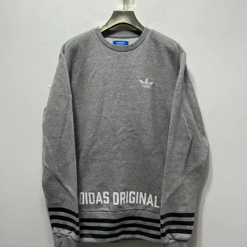 [BUNJANG] Adidas Originals Crewneck Sweatshirt Grey S / 아디다스 오리지널 맨투맨 그레이 S