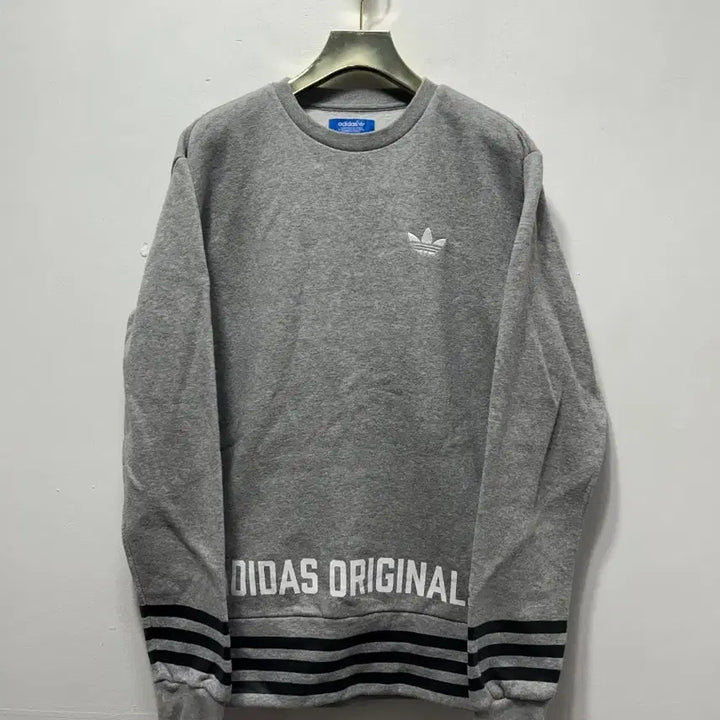 [BUNJANG] Adidas Originals Crewneck Sweatshirt Grey S / 아디다스 오리지널 맨투맨 그레이 S