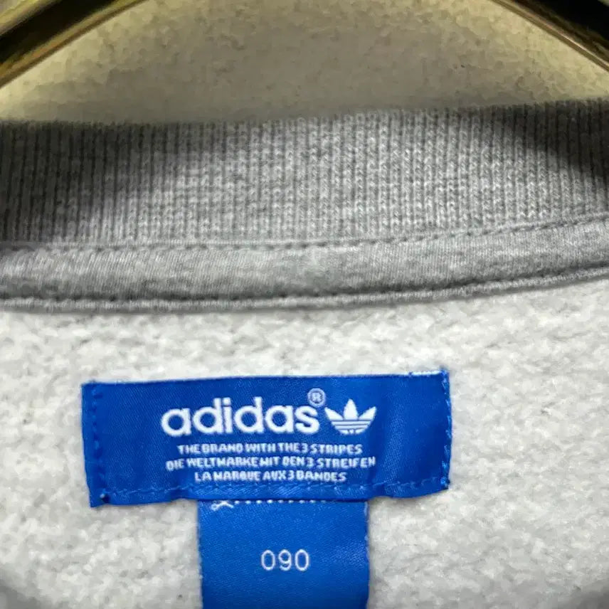 [BUNJANG] Adidas Originals Crewneck Sweatshirt Grey S / 아디다스 오리지널 맨투맨 그레이 S