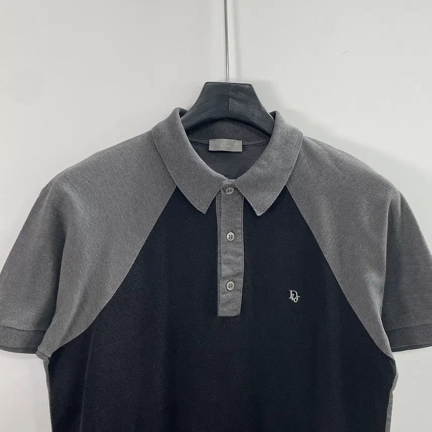 [BUNJANG] Dior Homme Raglan Short Sleeve Polo Shirt / 디올 옴므 나그랑 반팔 카라티 (on.584)