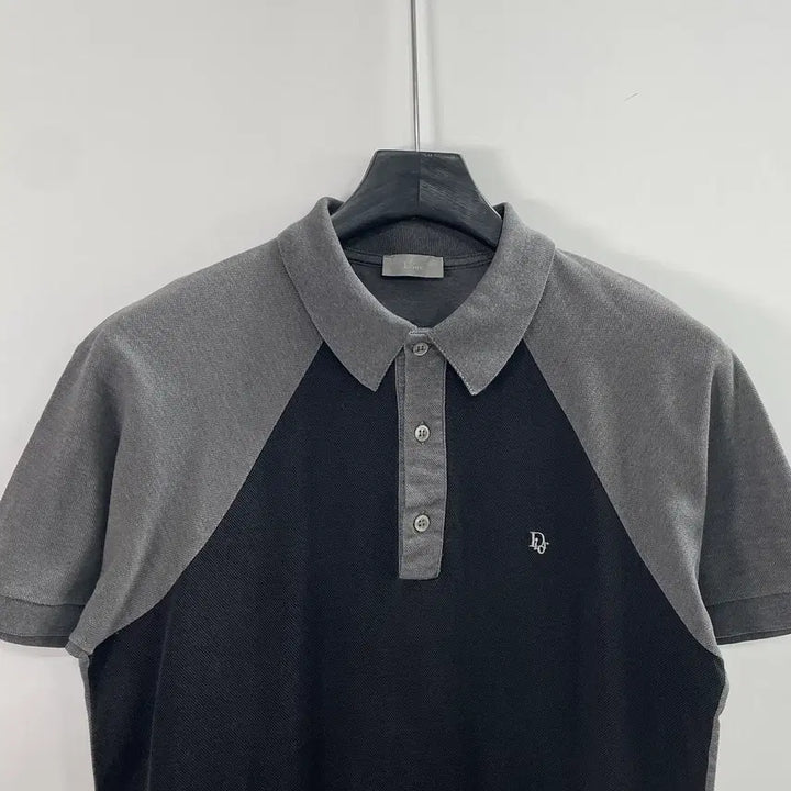 [BUNJANG] Dior Homme Raglan Short Sleeve Polo Shirt / 디올 옴므 나그랑 반팔 카라티 (on.584)