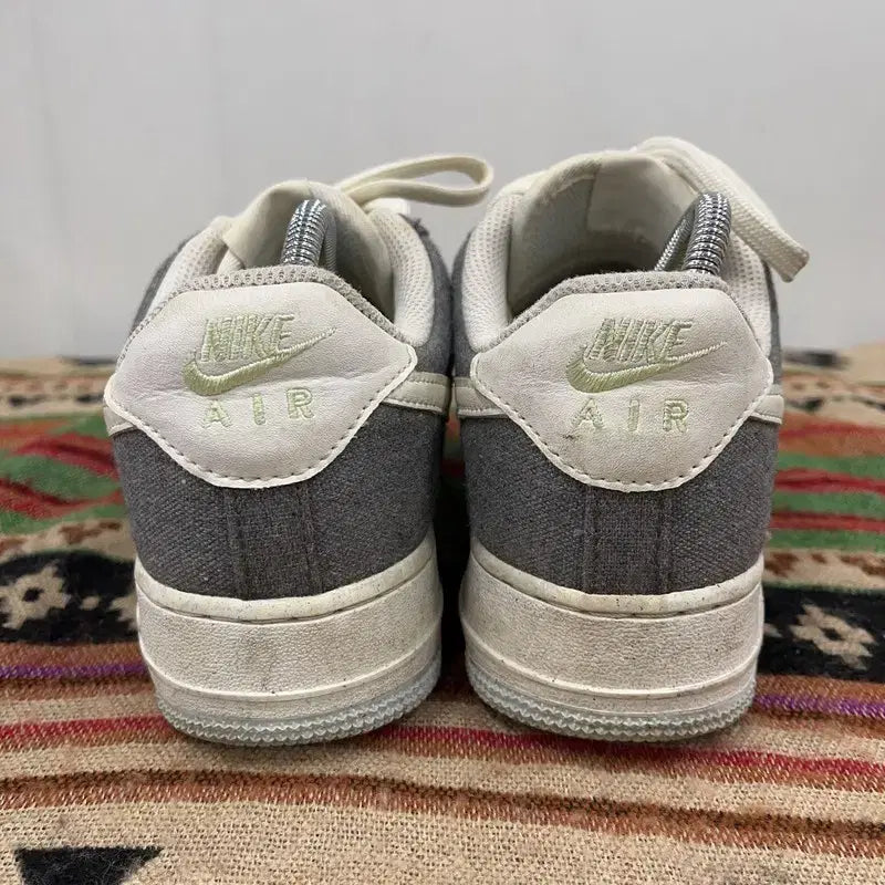 [BUNJANG] Nike Air Force 1 Recycled Canvas Sneakers 250 / 나이키 에어포스1 리사이클드 캔버스 스니커즈 250 X01678